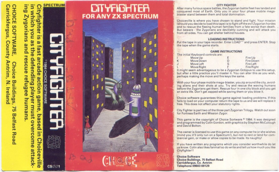 cityfighter cassette inlay